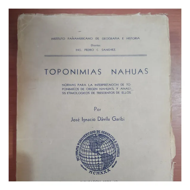 Toponimias Nahuas José Ignacio Dávila Garibi