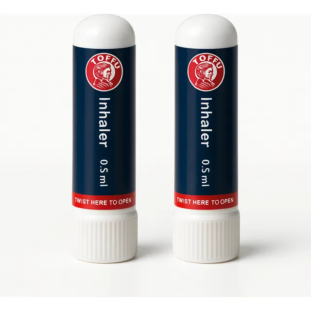 Inhalador Nasal Rinitis Kit X2