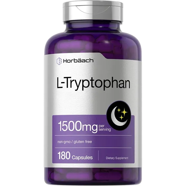 Triptófano 1500 Mg , 200 Cápsulas, Sueño Reparado