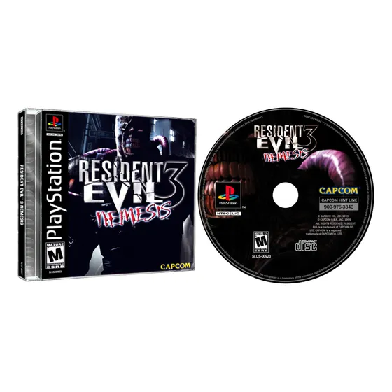 Jogo Resident Evil 3 Para Playstation 1 Ps1 Psone