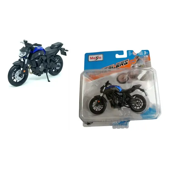 Yamaha 2018 Mt-07 Escala 1/18 Moto Tipo Naked - Maisto 11 Cm