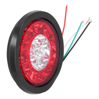 Luz Trasera Redonda Universal Turn 12-24 V, 16 Led, Color Ro Luz Trasera Redonda Universal Turn 12-24 V, 16 Led, Color Ro