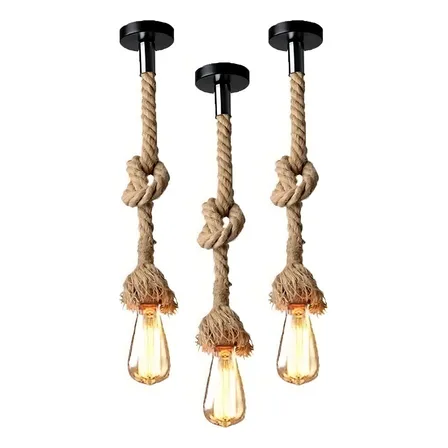 Lampara Colgante Vintage Lamparas Rusticas Qatarshop Colgantes Soquete De Techo Para Living Lampara Rustica 3 Unidades