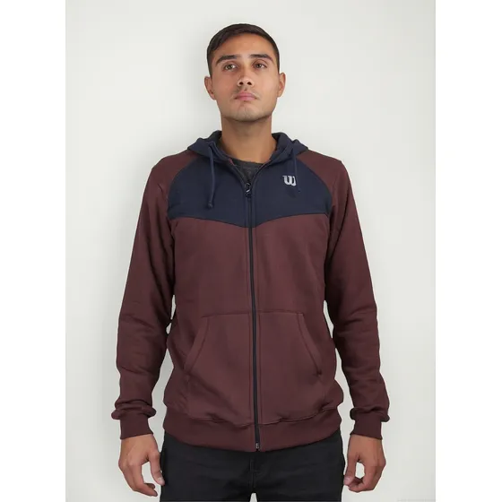 Campera Hombre Wilson Jacket Training Xcvi Canguro Cierre