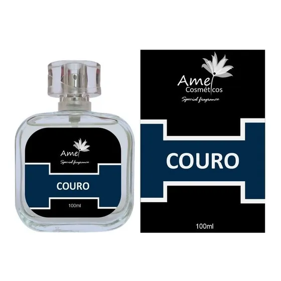 Perfume Couro 100ml - Amei Cosméticos - Frag. Import.