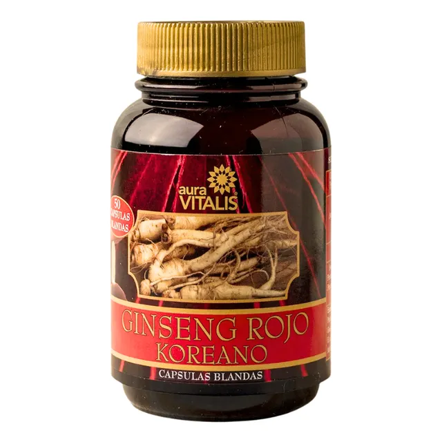 Ginseng Rojo Coreano Original 50 Cápsulas Blandas