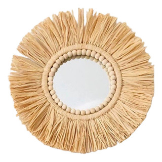 Y Para Espelhos Redondos De Bambu Para Decoração Espelho Y Para Espelhos Redondos De Bambu Para Decoração Espelho