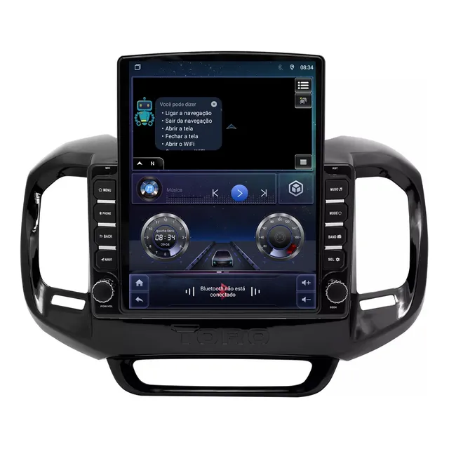 Multimidia Tesla Fiat Toro 9,7p Octacore 4gb 64gb Carplay 4g