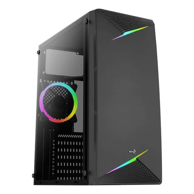 Gabinete Gamer Aerocool Talon G V1 Rgb Media Torre Negro