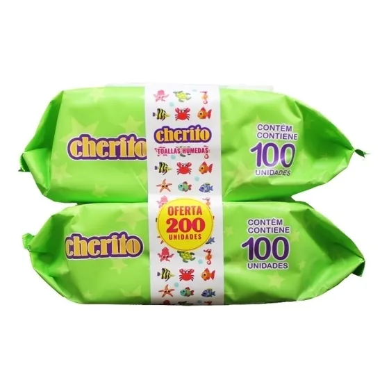 Toallitas Húmedas Cherito X 200