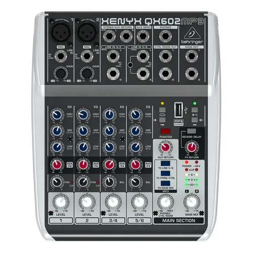 Mesa Behringer Xenyx Qx1222usb 12 Canais | MercadoLivre