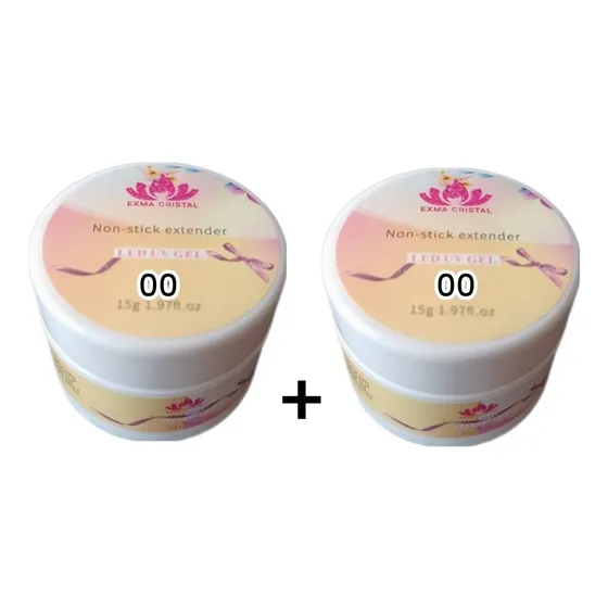 Gel Sólido 15g Exma Cristal Manicure Duro Uñas Extensión
