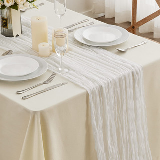 Mantel De Gasa De Gasa Para Mesa, 1 Pieza, Gasa, Estopilla A Mantel De Gasa De Gasa Para Mesa, 1 Pieza, Gasa, Estopilla A