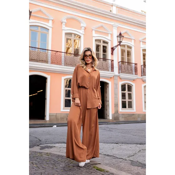 Conjunto De Calça E Camiseta Oversize