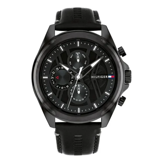 Reloj Para Hombre Tommy Hilfiger Jax Tmy1710654 Negro
