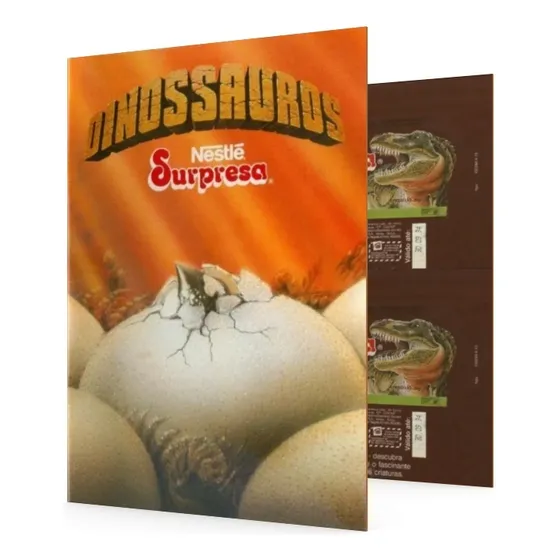 Figurinhas Dinossauros Surpresa Álbum Pdf Nestlé Frt Grátis