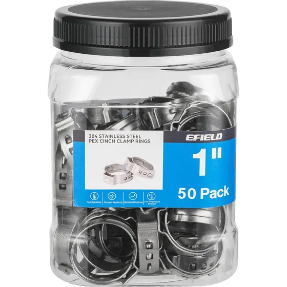 Anillos De Abrazadera Pex 1  X 50 Botellas
