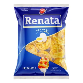 MacarrĂŁo De SĂȘmola Com Ovos Ninho 2 Renata Pacote 500g MacarrĂŁo De SĂȘmola Com Ovos Ninho 2 Renata Pacote 500g