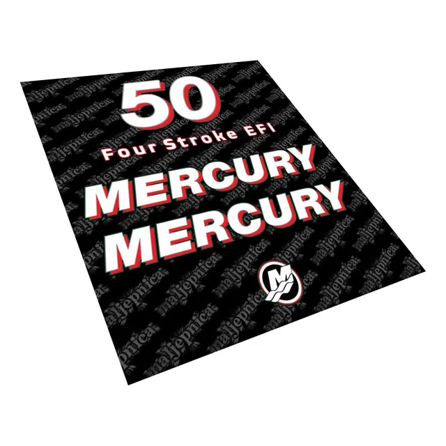Juego De Pegatinas De Repuesto Postventa Para Mercury 50