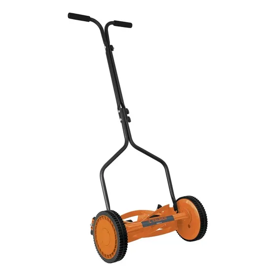 Cortadora de pasto manual Truper POMA-14 color naranja claro