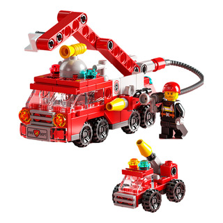 Juguete Coche Carro Bombero Armable Bloques De Construcción 142 Piezas Diseño 6 En 1 No Tóxico Bomberos Vehículo Camión Para Armar Juguete Coche Carro Bombero Armable Bloques De Construcción 142 Piezas Diseño 6 En 1 No Tóxico Bomberos Vehículo Camión Para Armar