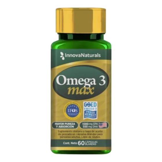 Omega 3 Max 1000 Epa + 500 Dha Innovanaturals 60caps IFOS GOED