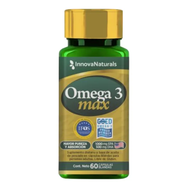 Omega 3 Max 1000 Epa + 500 Dha Innovanaturals 60caps IFOS GOED
