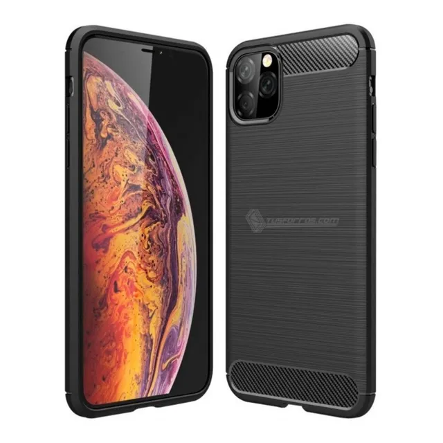 Forro Fibra De Carbono iPhone 11 Pro Max + Delivery Caracas