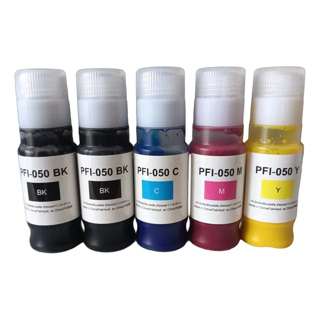 5 Tintas Compatibles Pfi-050 Tc-20