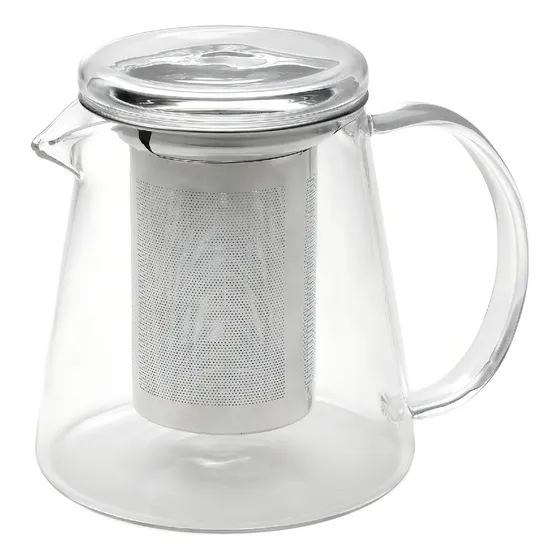 Tetera De Vidrio Borosilicato 500ml Filtro Acero Inox Select Color Agua