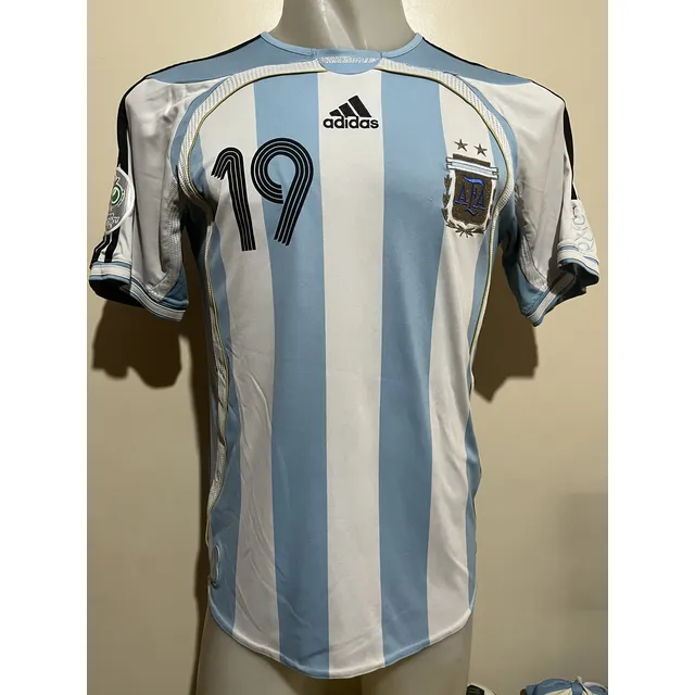 Camiseta Argentina 2006 Messi #19 Barcelona Tanogol T. M