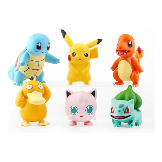 Figuras De Pokémon Pikachu Charmander Bulbasaur Y Psyd