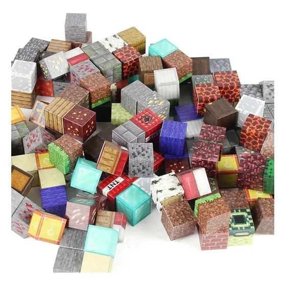 Bloques Magnéticos Mineria 20 Pzs Didáctico Sensorial Imanes