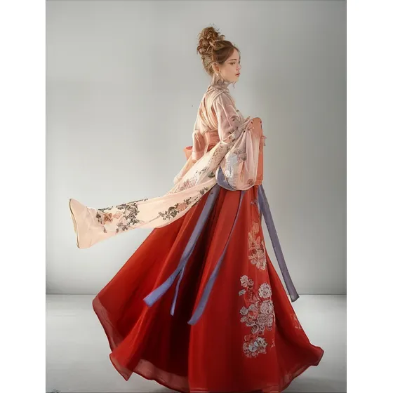 Conjunto Vestido Hanfu Original Dinastía Tang Importadochina