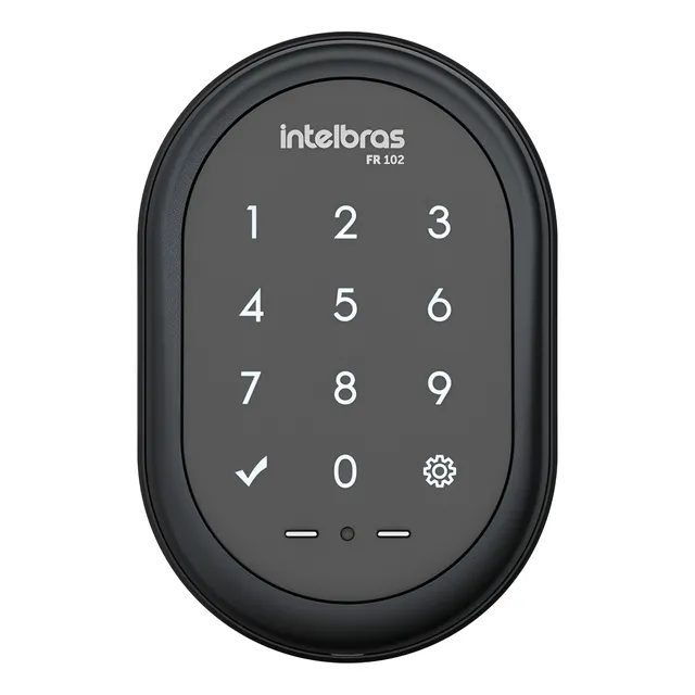 Fechadura Digital De Sobrepor Fr 102 Preto Intelbras