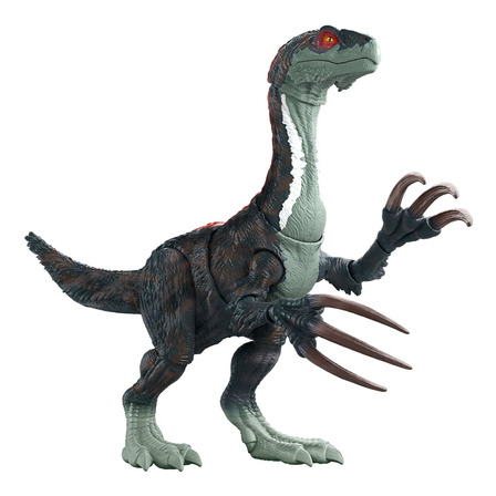 Figura de ação Jurassic World: O Mundo dos Dinossauros Therizinosaurio Dominion GWD65 de Mattel