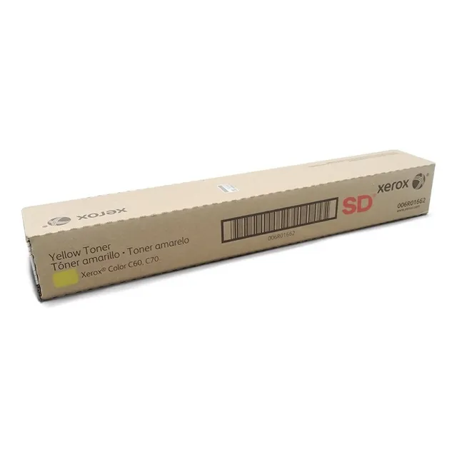 Toner Xerox Original Color Amarillo C60 / C70 Tinta Amarilla - Alta Capacidad 34,000 Páginas / Código 006R01662 | Cartucho Original Marca Xerox