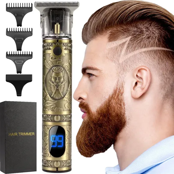 Maquina De Afeitar Barba Recargable Rasuradora Profesional