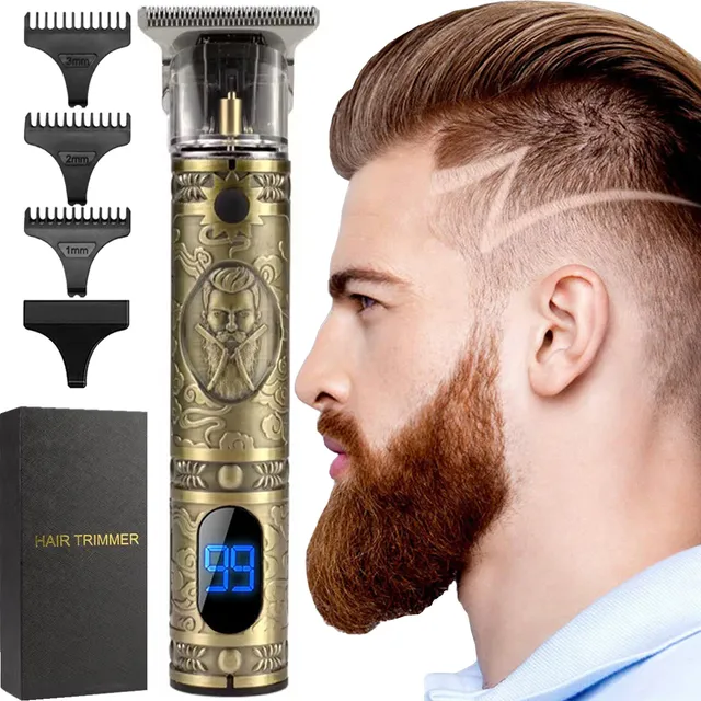Maquina De Afeitar Barba Recargable Rasuradora Profesional