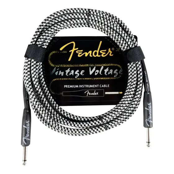 Cable Plug Fender Revestido Para Guitarra Bajo Audio 6 Mt | Cuotas sin interés