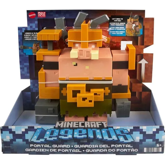 Muñeco Figura Minecraft Legends Guardián Del Portal