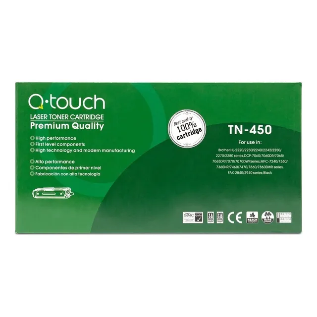 Toner Q-touch Compatible Con Brother Cn-4571 Negro Tn-450