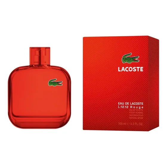 Perfume Lacoste L.12.12 Rouge Energetic Lacost  Hombre 100ml