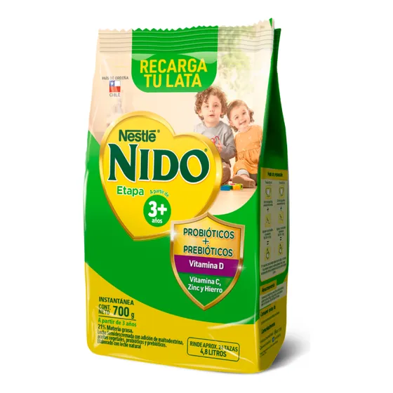 Leche En Polvo Nido® Etapa 3+ Bolsa 700g
