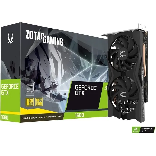 Tarjeta Video Zotac Geforce Gtx1660/ 6gb 192 Bit/ Gddr5/ Pci