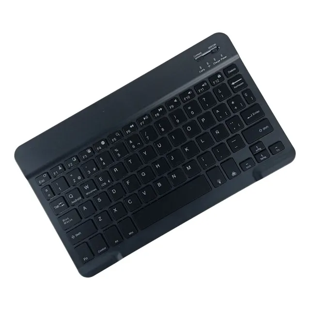 Mini Teclado Bluetooth Ultra Slim Español Luz Led