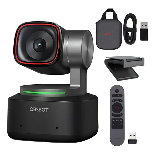 Obsbot Câmera Ptz Webcam Obsbot Tiny 2 4k Ai-powered Usb-c Cor