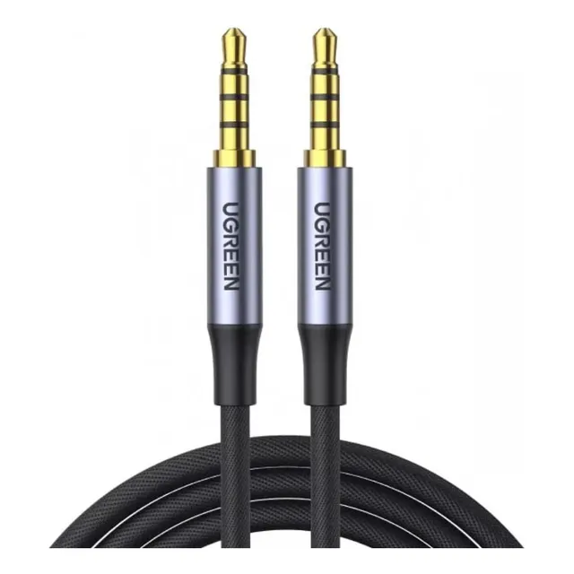 Cable De Audio Redondo Ugreen De 3.5 Mm, Chapados En 24k
