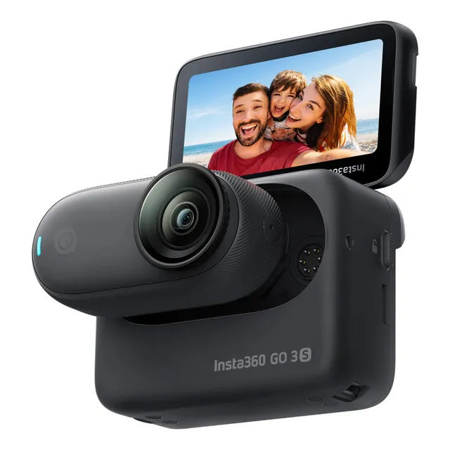 Cámara 4k Insta360 Go 3s 64 Gb Manos Libres Estabilización Color Negro
