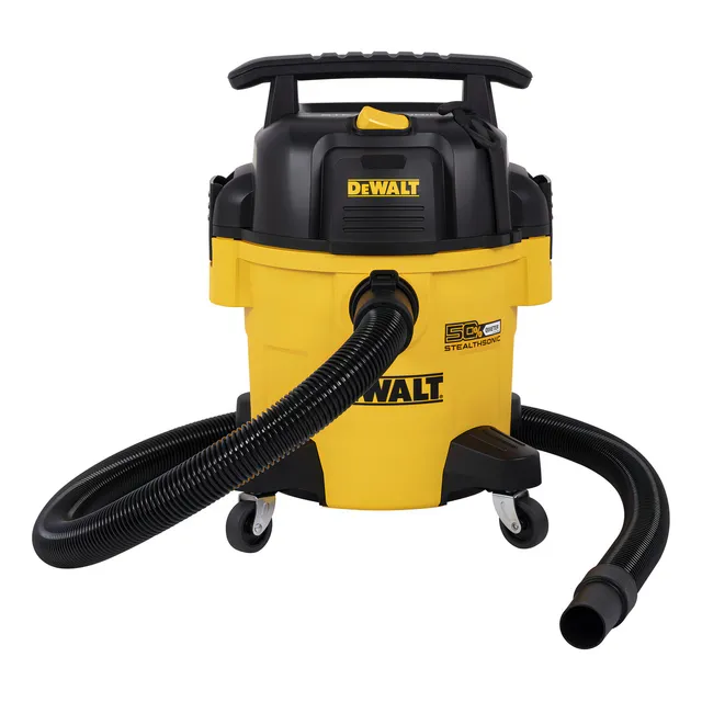 Aspiradora Dewalt Silenciosa Stealthsonic 5gal 4hp Dxv05p-qt Color Amarillo